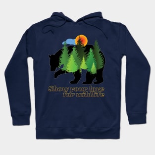 Show your love for wildlife Hoodie